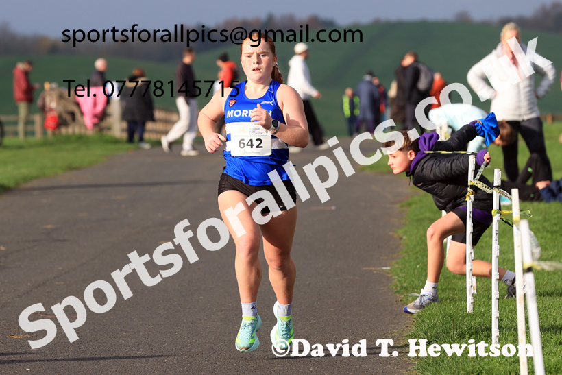 Mens and Womens Under-17s and Under-20s 2025 Heaton Memorial 10k Road Race, Newcastle Town Moor, Sunday, November 9th. Photo: David T. Hewitson/Sports for All Pics